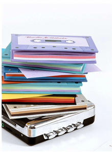 Retro Rainbow Cassette Tape Notepads