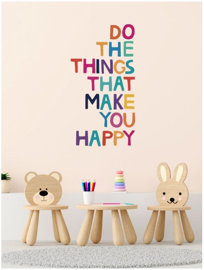 Happy Things Wall Decal