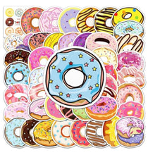 Load image into Gallery viewer, Donut Stickers 50/pk
