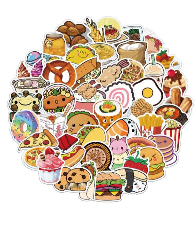 Foodie Stickers - 50 – Ah! The Element of Surprise
