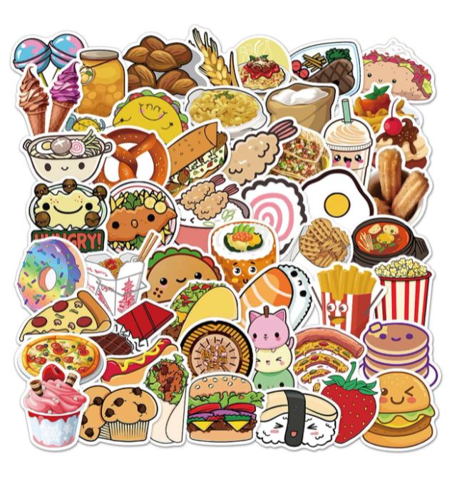 Mega-Pack of Foodie Stickers