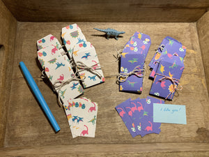 Dinosaur Mini Washi Notepages and Envelopes