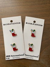 Load image into Gallery viewer, Vintage JHB International Christmas Stocking Buttons
