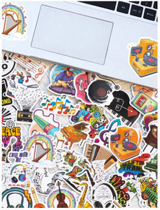 Music Lovers Stickers 50/pack