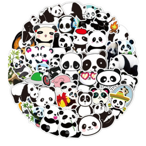 panda decals for laptop