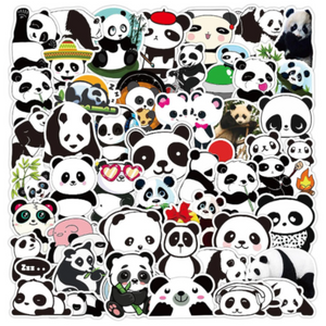 50 pcs panda stickers