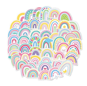 Mega Pack - Rainbow Stickers 50/pack – Ah! The Element of Surprise
