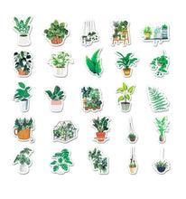 Load image into Gallery viewer, Plant Stickers 50/pack

