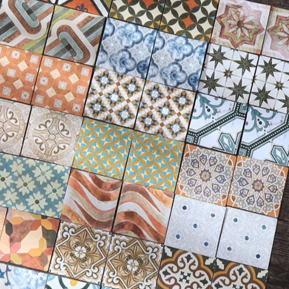 Square Mosaic Stickers