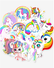 Load image into Gallery viewer, unicorn stickers 50 pack
