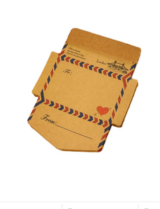 London Love Note Secret Envelope Design Sticky Note