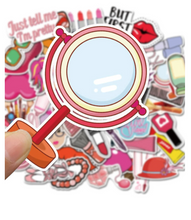 Load image into Gallery viewer, Cosmetic Themed Stickers - 50pcs
