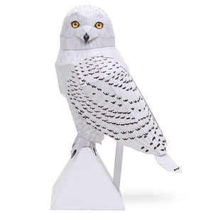 snowy owl paper model